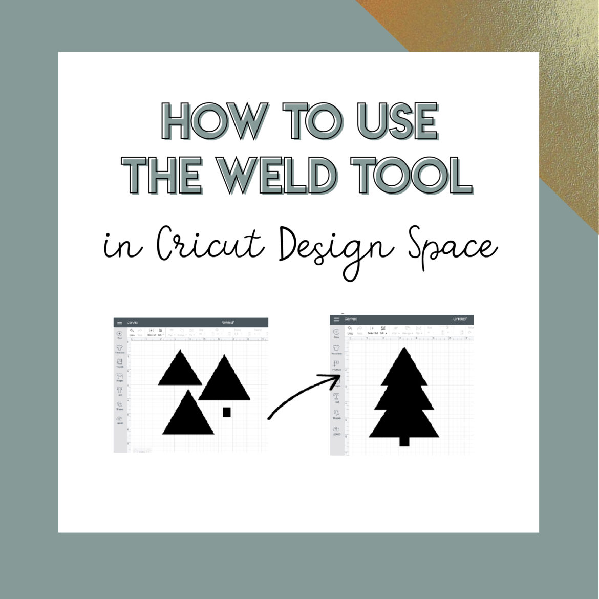 How to Use the Weld Tool in Cricut Design Space SVG & Me
