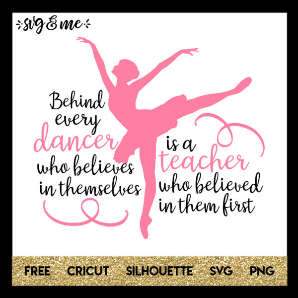 Free SVG Dance Teacher - SVG & Me
