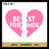 BFF Heart - SVG &amp; Me