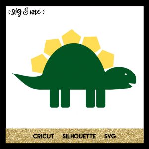 FREE SVG CUT FILE for Cricut, Silhouette and more - Simple Dinosaur Graphic SVG
